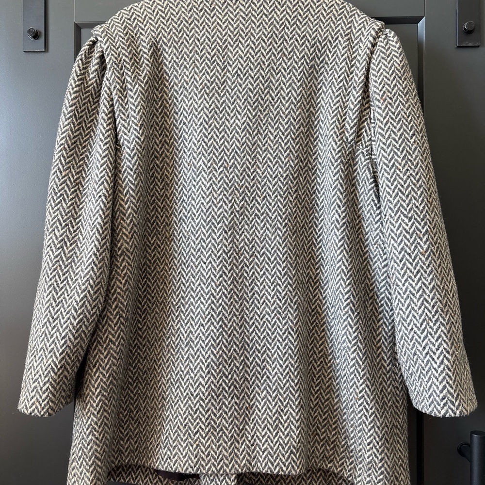 Vintage 1980s Double breasted Wool Coat - Picture 5 of 13